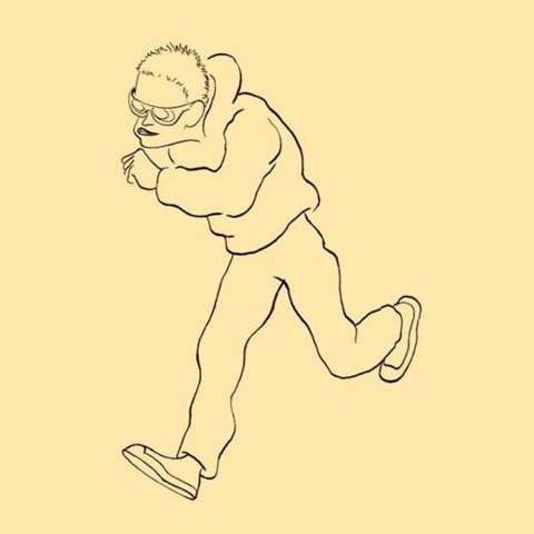 Running, sunglasses