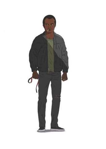 Guy with the leash