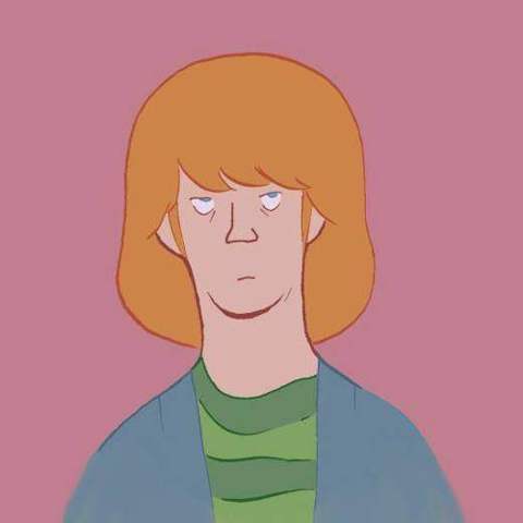 Orange hair portrait