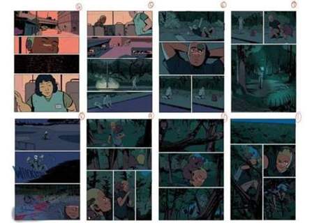 Nights, colour script pp. 4 to 11